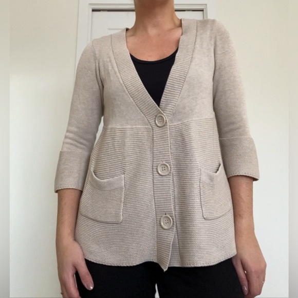 Beige Cardigan - Picture 1 of 7